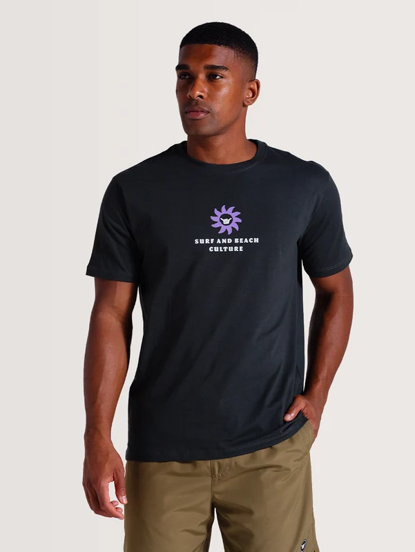 Camiseta Cinza Manga Curta Hang Loose Shield GG / Cinza