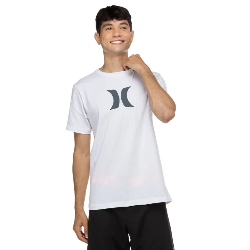 Camiseta Hurley Manga Curta Silk Icon - Masculina Azul Camiseta Hurley Manga Curta Silk Icon - Masculina Branco M