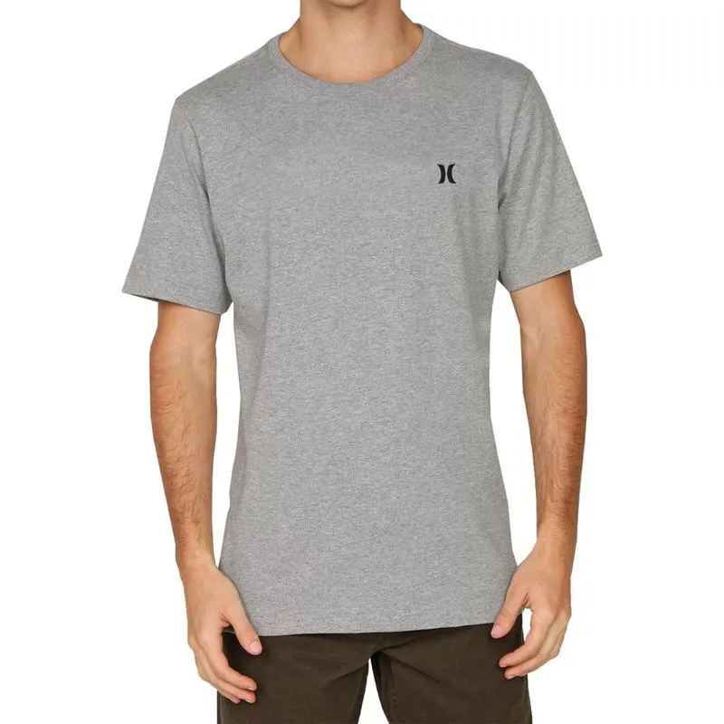 Camiseta Hurley Silk Mini Icon Cinza Claro