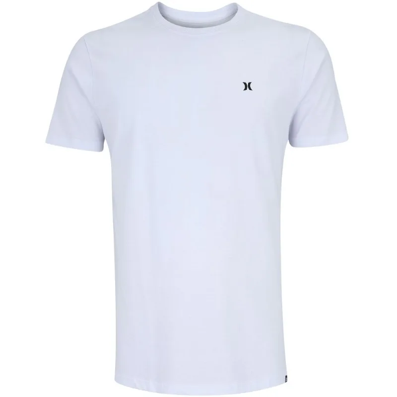 Camiseta Hurley Manga Curta Silk Mini Icon - Masculina Branco G
