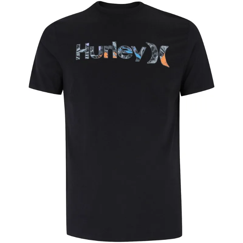 Camiseta Hurley Manga Curta Silk Myrtle - Masculina Preto GG