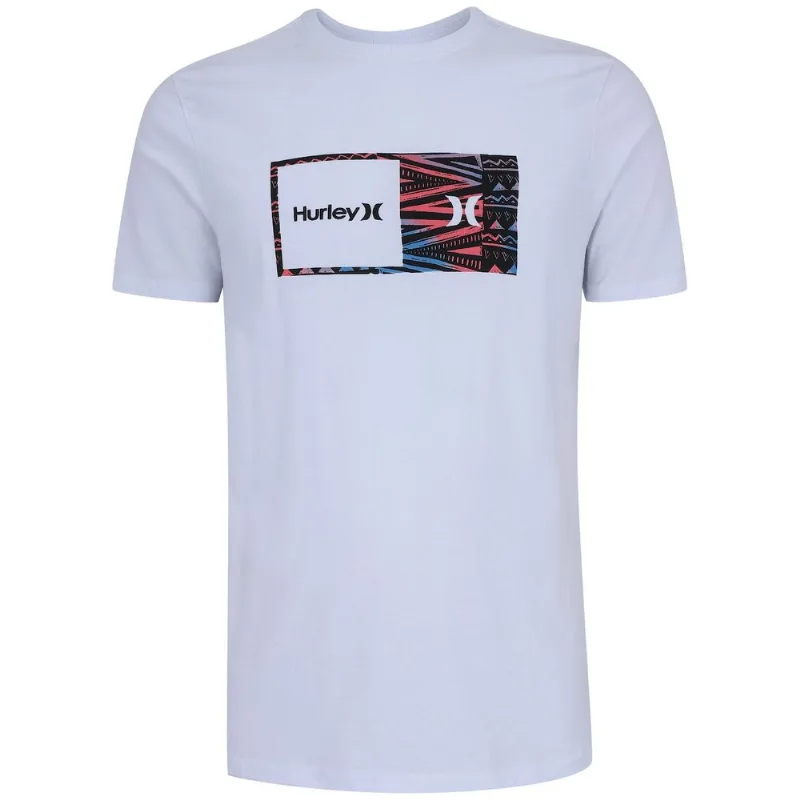 Camiseta Hurley Manga Curta Silk Waikiki - Masculina Branco G