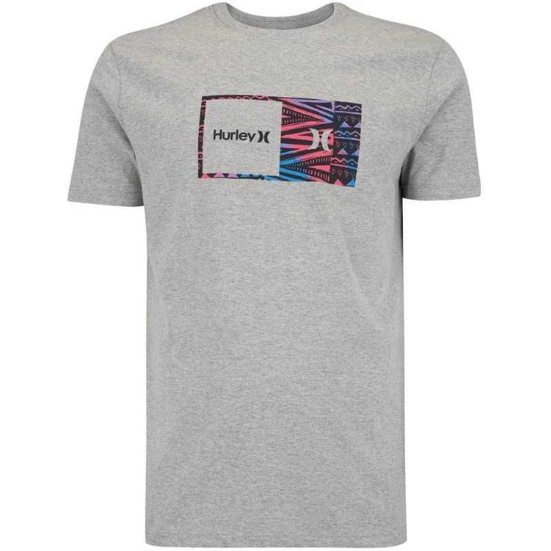 Camiseta Hurley Manga Curta Silk Waikiki - Masculina Cinza M