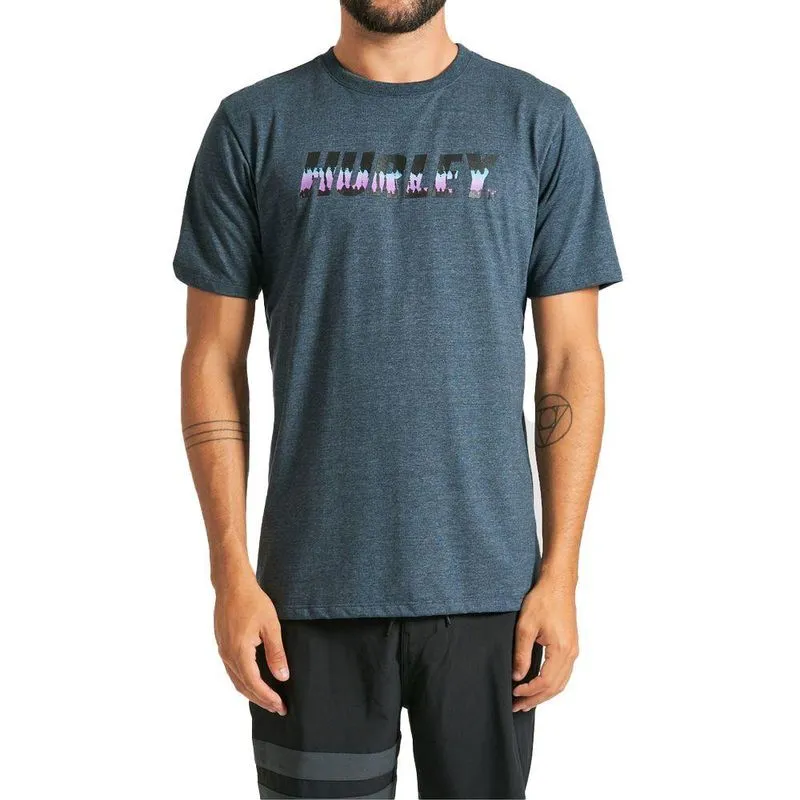 Camiseta Hurley Bootleggers Masculina Azul Marinho Mescla G / azul-escuro