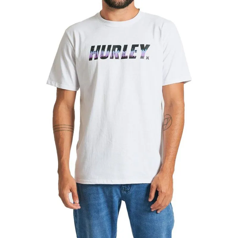 Camiseta Hurley Bootleggers Masculina Branco G / branco