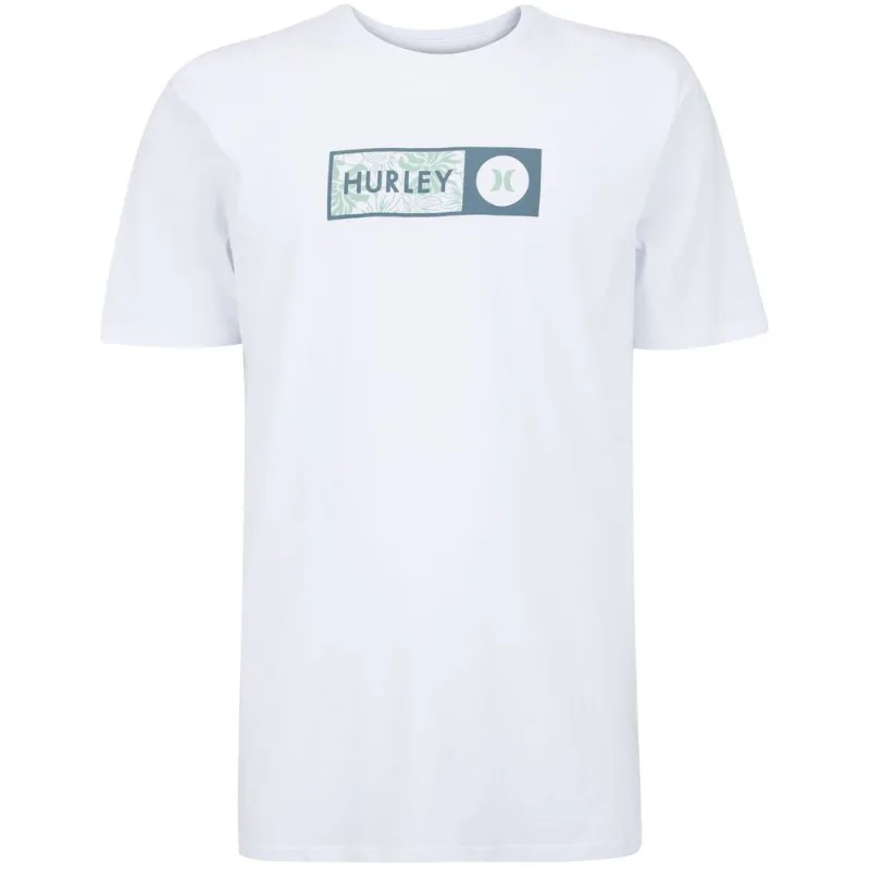 Camiseta Hurley Manga Curta Silk Dudemans Box - Masculina Branco GG