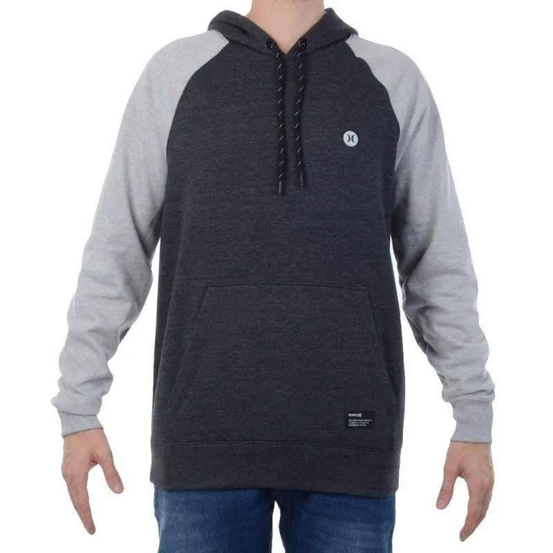 Moletom Hurley Canguru Points Masculino Cinza Mescla P / cinza