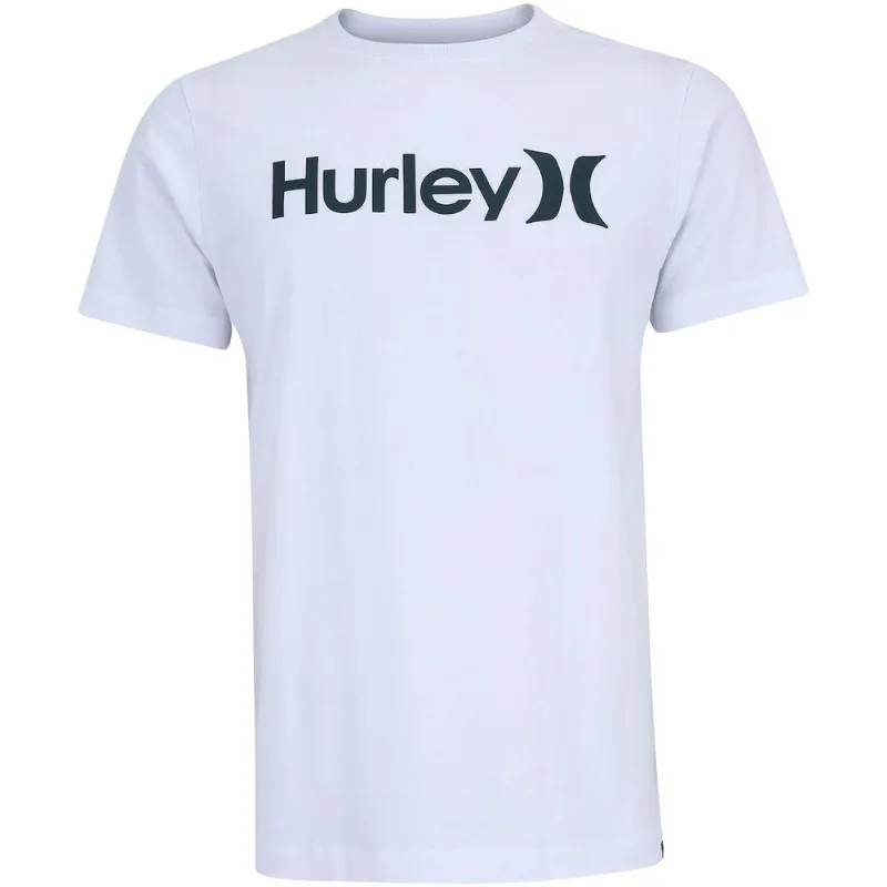 Camiseta Hurley Manga Curta Silk O&O Outline - Masculina Branco P