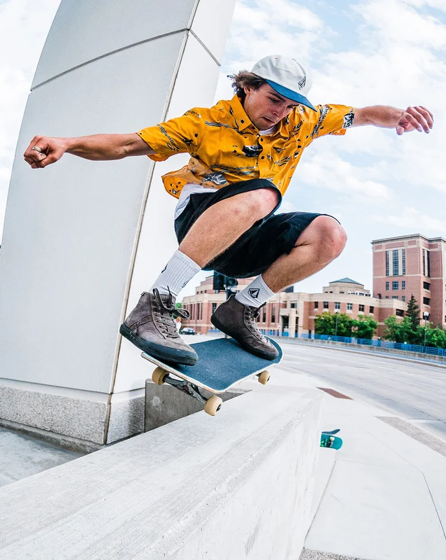 Camisa Volcom Skate Vitals Woven Sunburst GG / SUNBURST