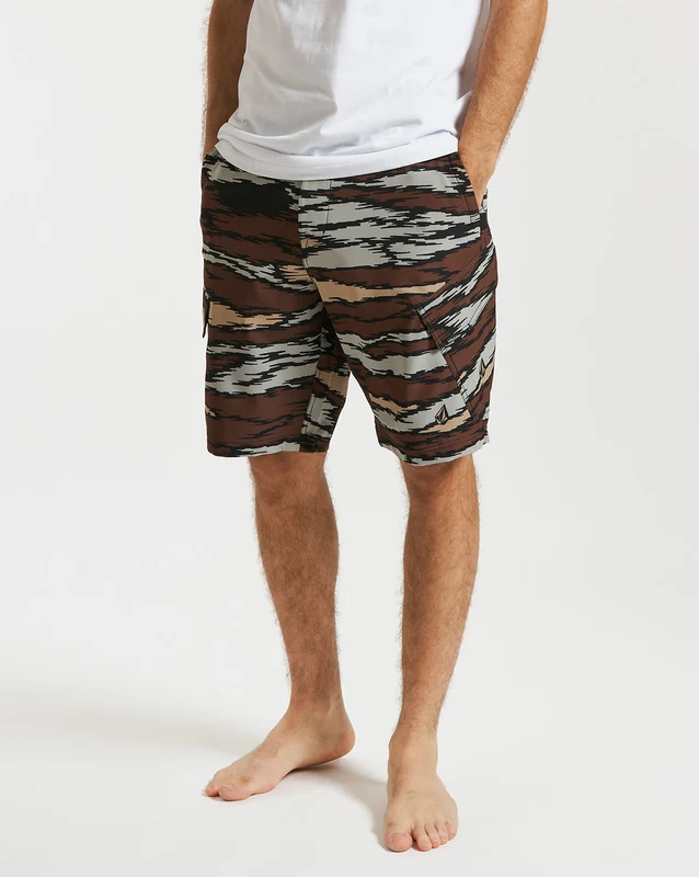 Bermuda Híbrida Volcom Country Days Dark Brown 46 / BARK BROWN