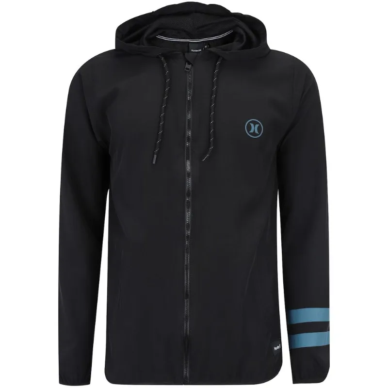 Jaqueta Hurley com Capuz Block Party - Masculina Preto G