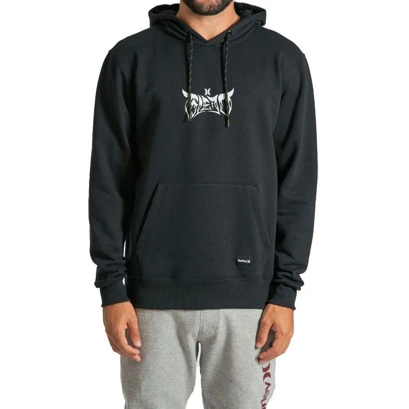 Moletom Hurley Canguru Prayers Masculino Preto P / preto