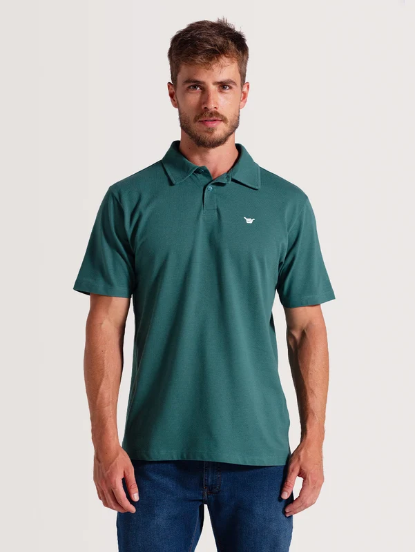 Camisa Gola Polo Verde Hang Loose Basic G / VERDE