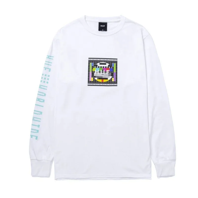 Camiseta Huf Manga Longa Test Screen