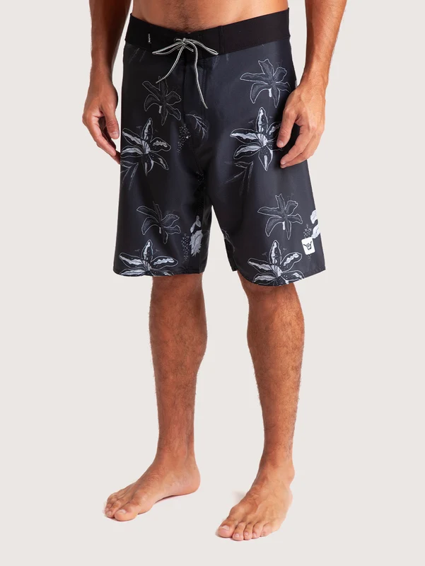 Boardshorts Preto Hang Loose Summer 42 / Preto