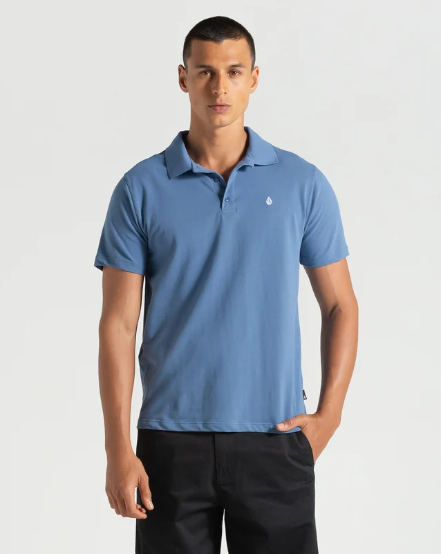 Polo Volcom Classic Stone Azul P / Azul