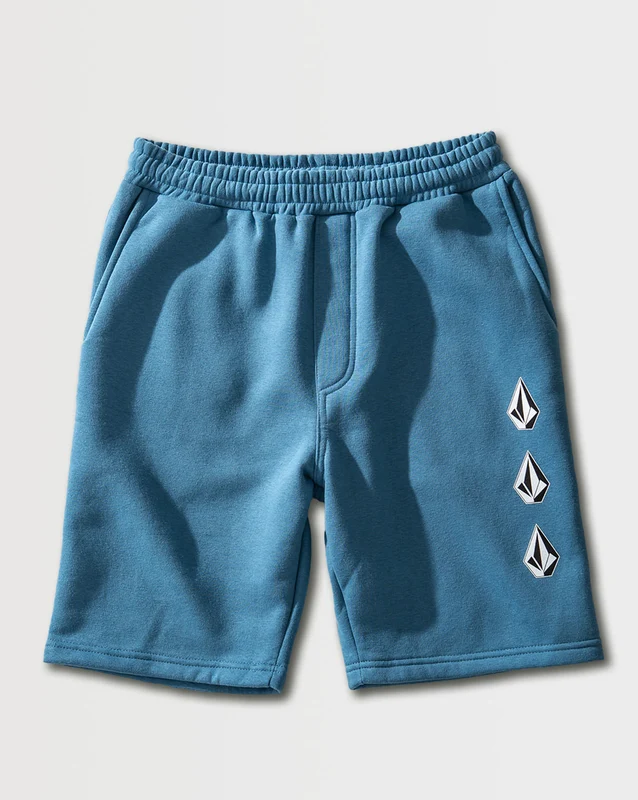 Bermuda Moletom Volcom Iconic Stone Azul M / AZUL