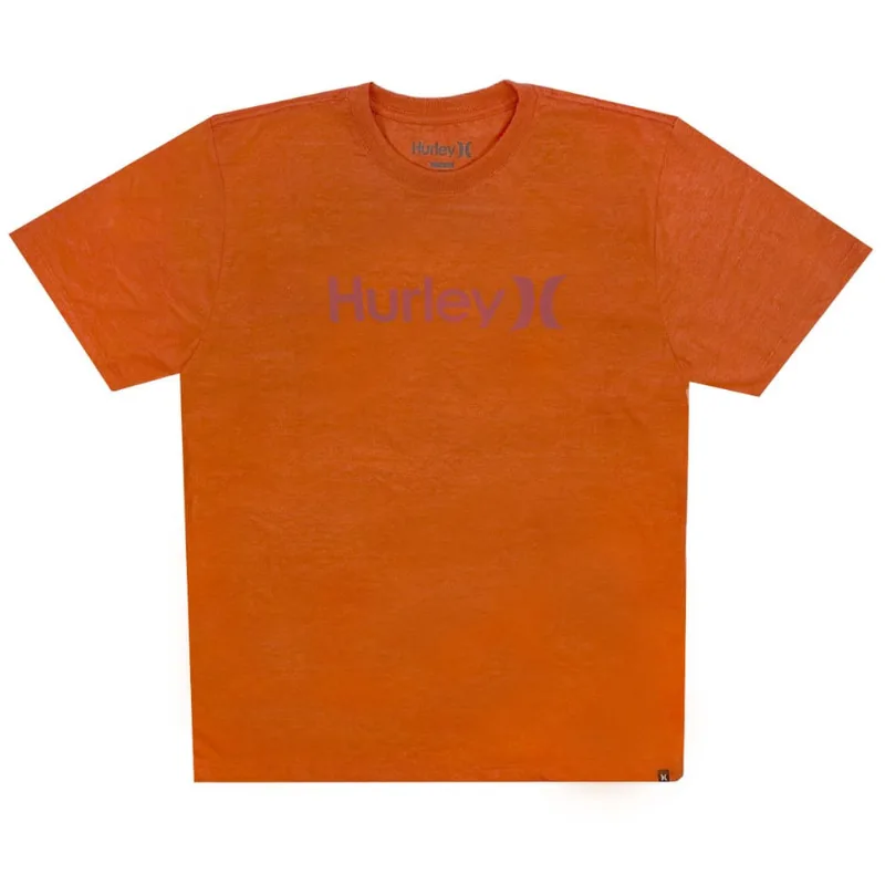 Camiseta Hurley Silk Oeo Solid Mescla Vermelho