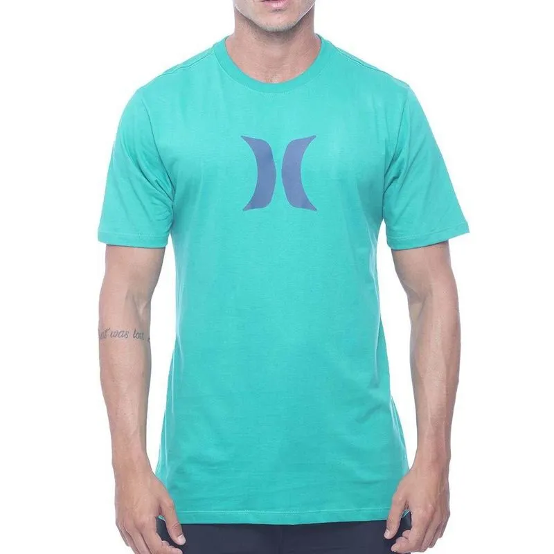 Camiseta Hurley Icon Masculina Turquesa GG / verde