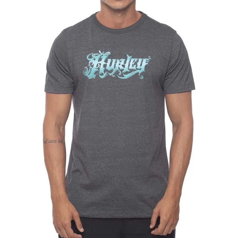 Camiseta Hurley T Masculina Preto Mescla G / preto