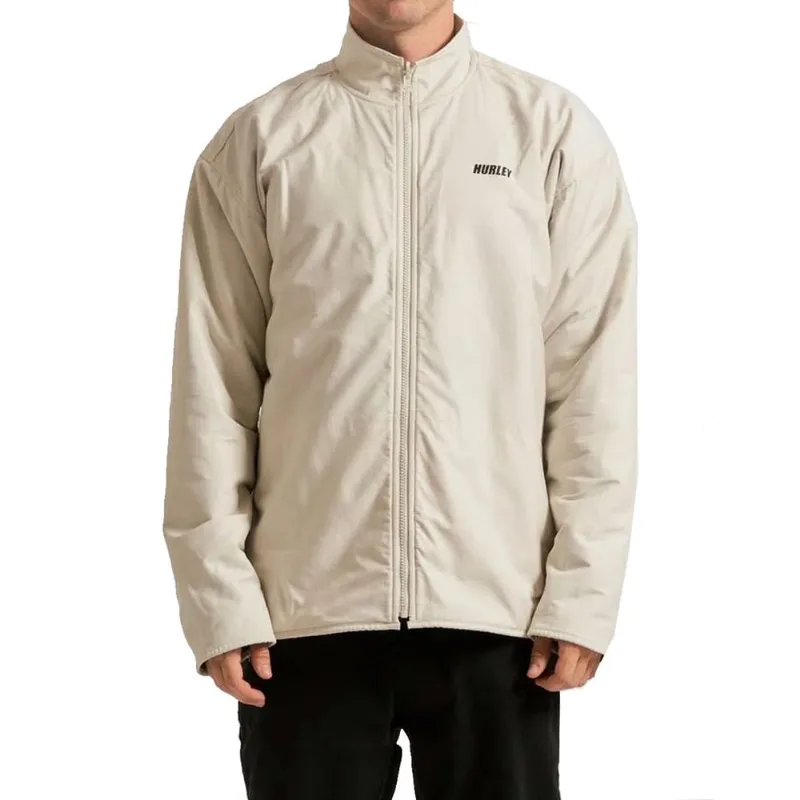 Jaqueta Hurley Dupla Face Boulder Burrit Off White/militar