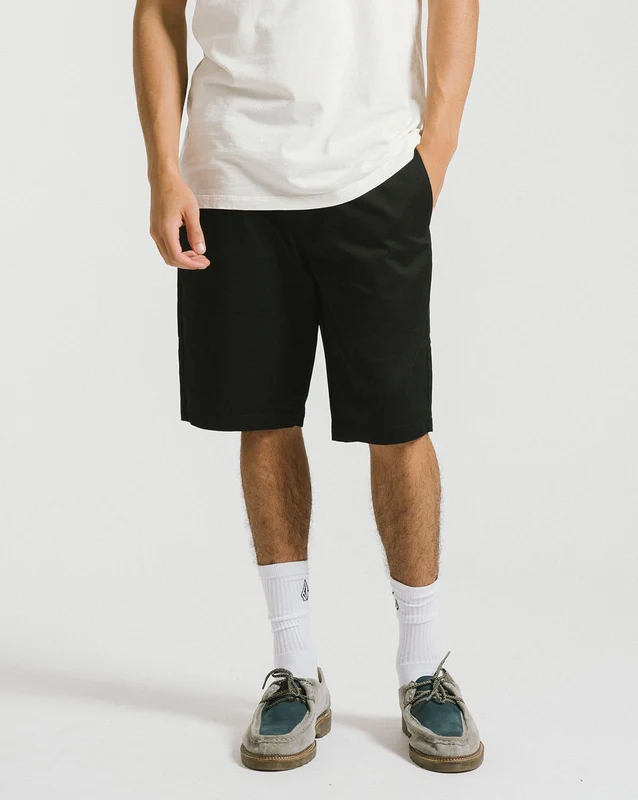 Walkshort Volcom Frickin Modern Chino Black 46 / Preto