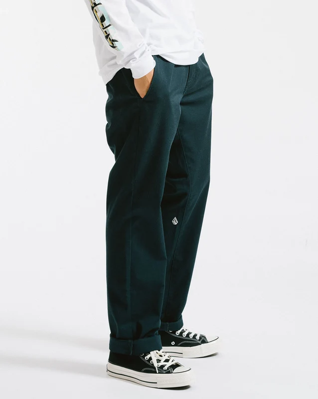 Calça Volcom Frickin Modern Stretch Chino Dark Navy 44 / DARK NAVY