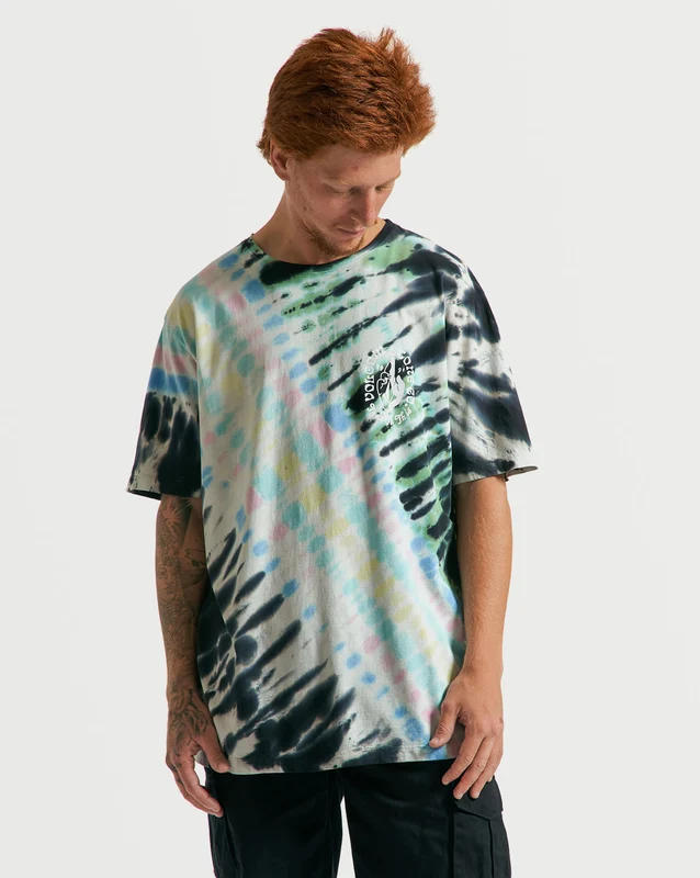 Camiseta Volcom Regular Gleaming Tie Dye M / TIE DYE