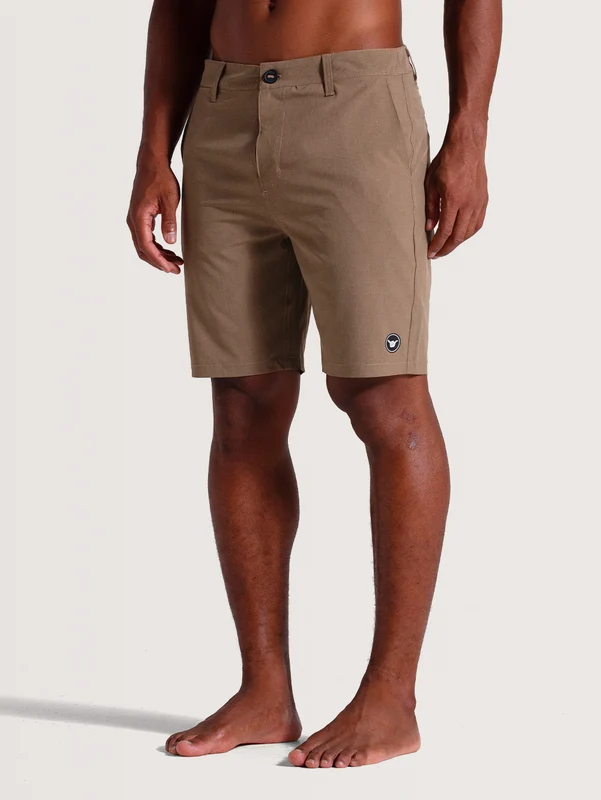 Bermuda Híbrida Caqui Hang Loose Nosew 40 / Bege