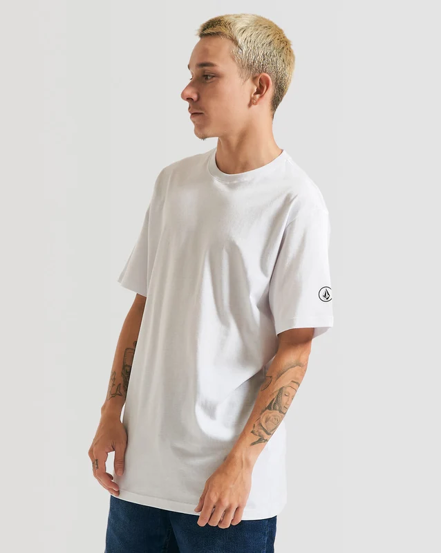 Camiseta Volcom Regular Solid Stone Branca P / BRANCO
