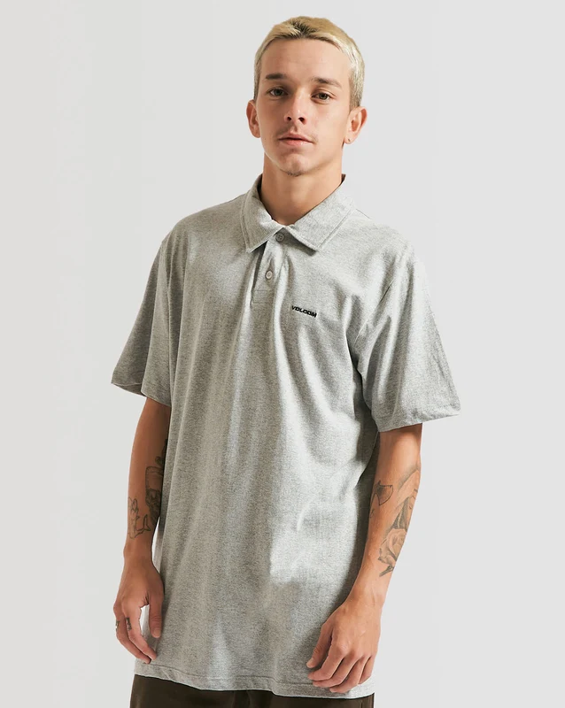 Polo Volcom Corporate Cinza P / Cinza