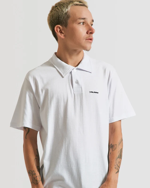 Polo Volcom Corporate Branco P / Branco