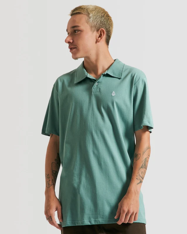 Polo Volcom Solid Stone Verde G / Verde