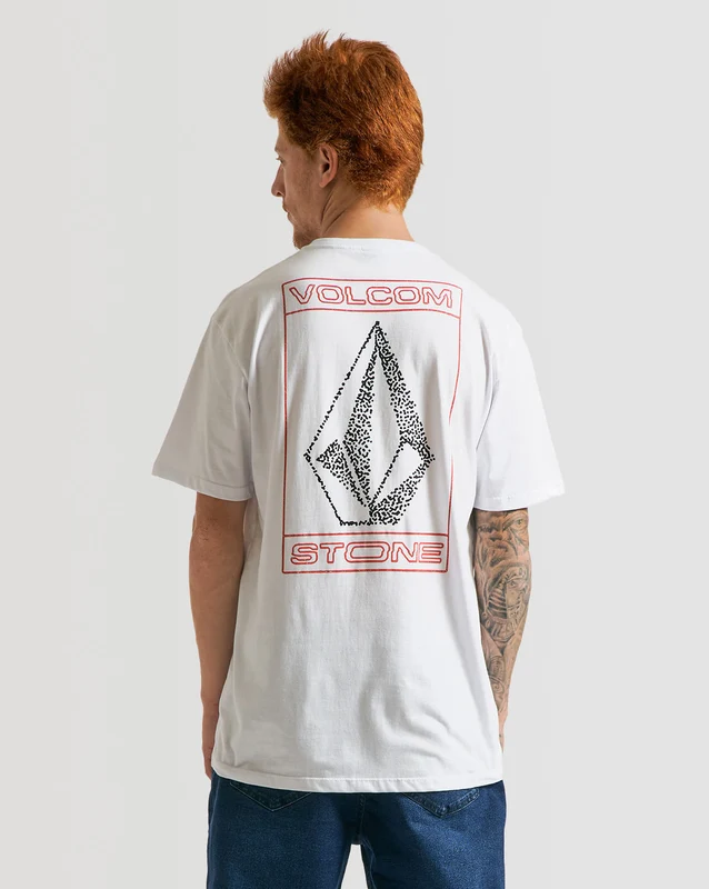 Camiseta Volcom Regular Scifi Branca GG / BRANCO