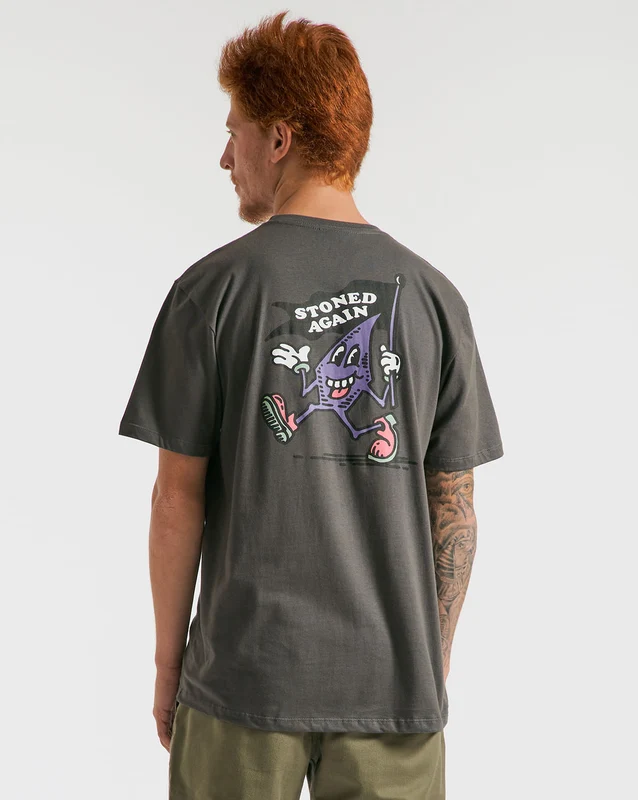 Camiseta Volcom Regular Freak Flag Grafite GG / GRAFITE