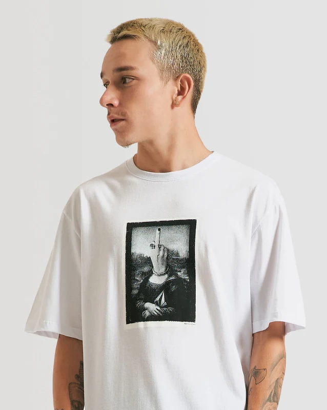 Camiseta Volcom Regular Mona Branca G / BRANCO