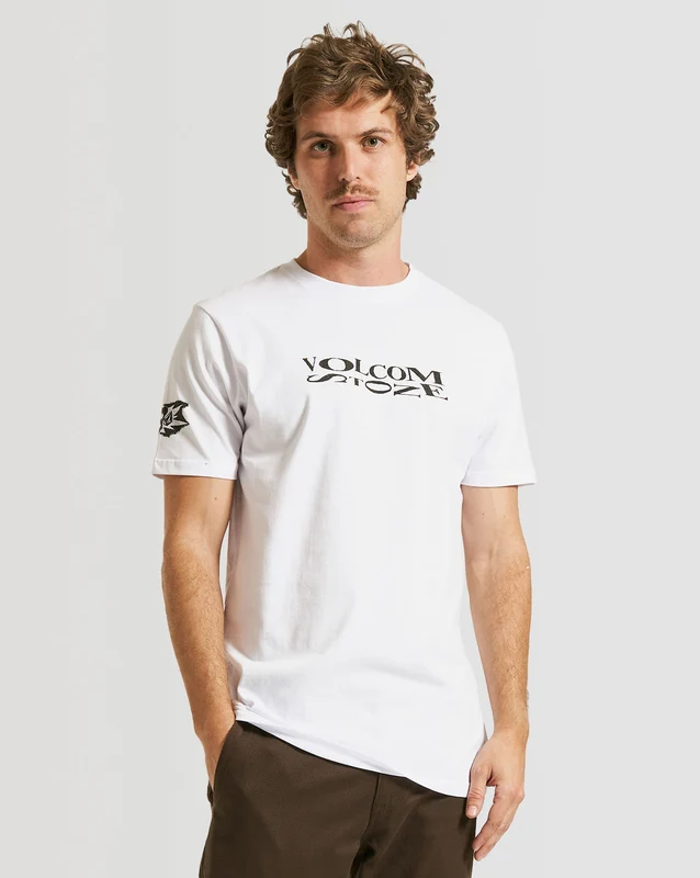 Camiseta Volcom Slim Vtv Branca GG / BRANCO