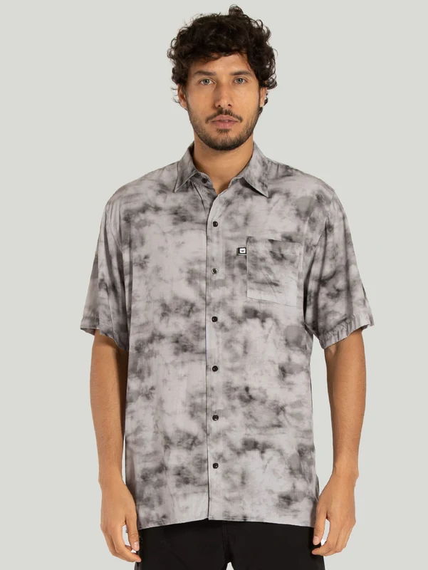 Camisa Hang Loose Moon Tie Dye M / PRETO
