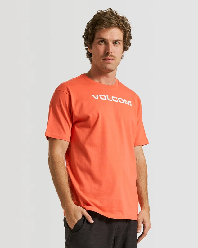 Camiseta Volcom Regular Ripp Euro Laranja GG / Laranja