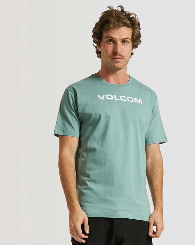 Camiseta Volcom Regular Ripp Euro Verde G / Verde