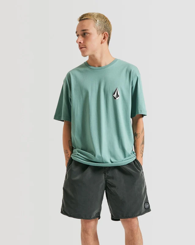 Camiseta Volcom Regular Deadly Stone Verde M / Verde