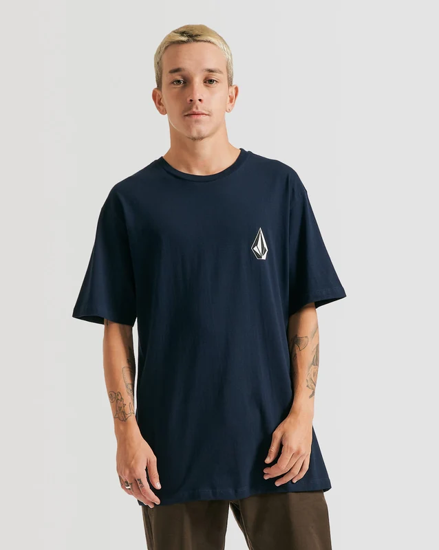 Camiseta Volcom Regular Deadly Stone Marinho P / Marinho