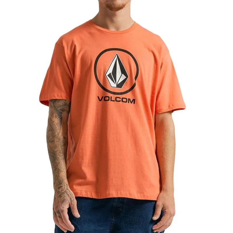 Camiseta Volcom Crisp Stone SM23 Masculina Vermelho Claro M / vermeho