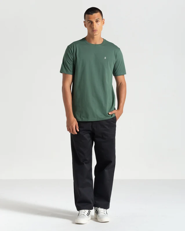 Camiseta Volcom Stone Blanks Verde G / VERDE