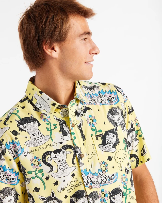 Camisa Volcom Ozzie Amarela GG / AMARELO