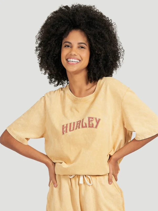 Camiseta Hurley Zapper Laranja G