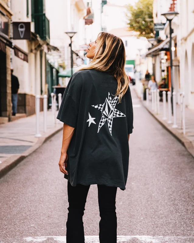Camiseta Volcom Coco Ho My Guys Preta G / PRETO