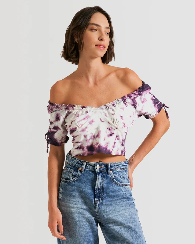 Blusa Volcom Tiedoll Wave Tie Dye M / TIE DYE