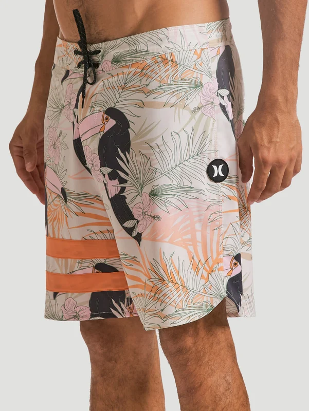 Boardshort Hurley Phantom Block Party 18" Areia 46