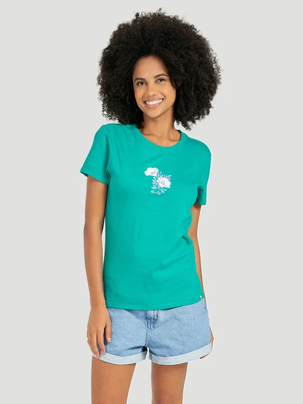 Camiseta Hurley Hanlon Turquesa GG